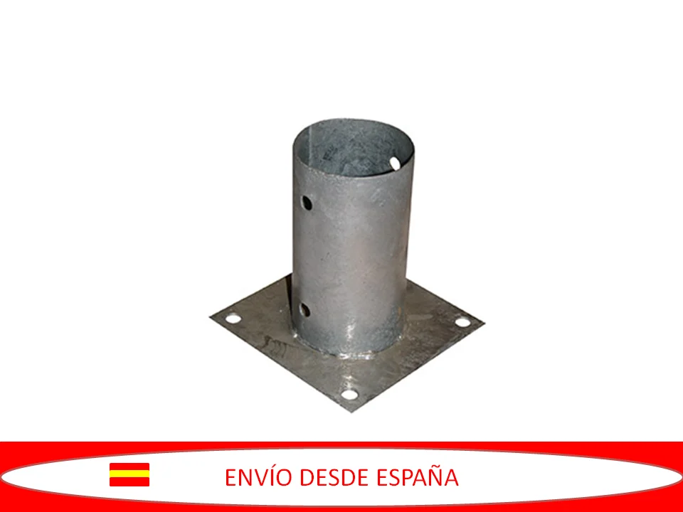 Anclaje Para Postes 70cm - Acero Galvanizado (3.7kg)