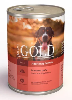 

Nero gold canned food for dogs "meat stew" 0,41 kg x 12 PCs