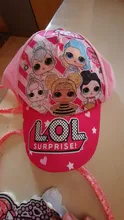 Original LOL sorpresa muñecas sombrero de niñas muñeca de dibujos animados chico lengua de pato gorra de béisbol tema fiesta de cumpleaños Anime figura regalo para chico s