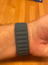 Correa de enlace de cuero para Apple watch, banda de 44mm, 40mm, 38mm, 42mm, pulsera de bucle magnético original, iWatch seires 3, 5, 4, 6 SE