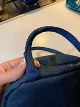 Q bolsa de almuerzo para el trabajo diario, bolsa enfriadora de alimentos, térmica aislada portátil con cremallera, impermeable, de mano para mujeres y niños