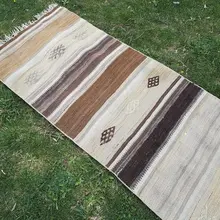 Шерстяной настенный узкий ковер 28 ''X 130''/70x331 см