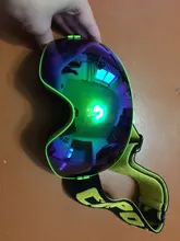 COPOZZ-Gafas de esquí de doble capa para hombre y mujer, máscara de esquí grande antiniebla, UV400, gafas de Snowboard, GOG-201 Pro