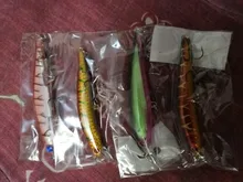 3D Eyes Floating Minnow Wobblers Fishing-Lure Laser Crankbait Aritificial Hard-Plastic