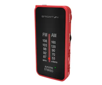 

BRIGMTON BT-224-R RADIUS NETWORK ANALOG AM/FM PORTABLE