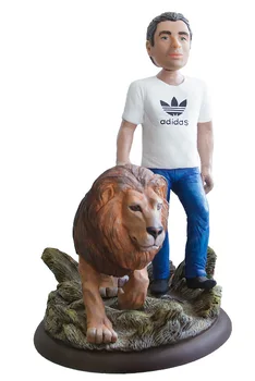 

Souvenir Gift products Man "Tamer animals" 30 cm