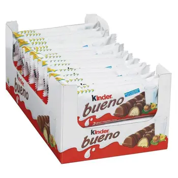

Kinder Well, box of 30 units 2 Bars 43 gr.