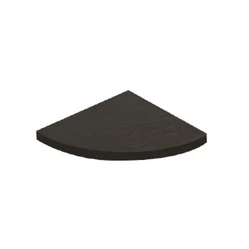

Case with 2 shelves corner DM with classic style, finish Wenge and 350 mm deep