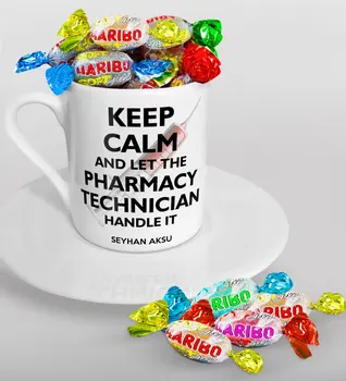 

Personalized Pharmacist Technician Turkish coffee Cup and Haribo Candy Gift Set-4