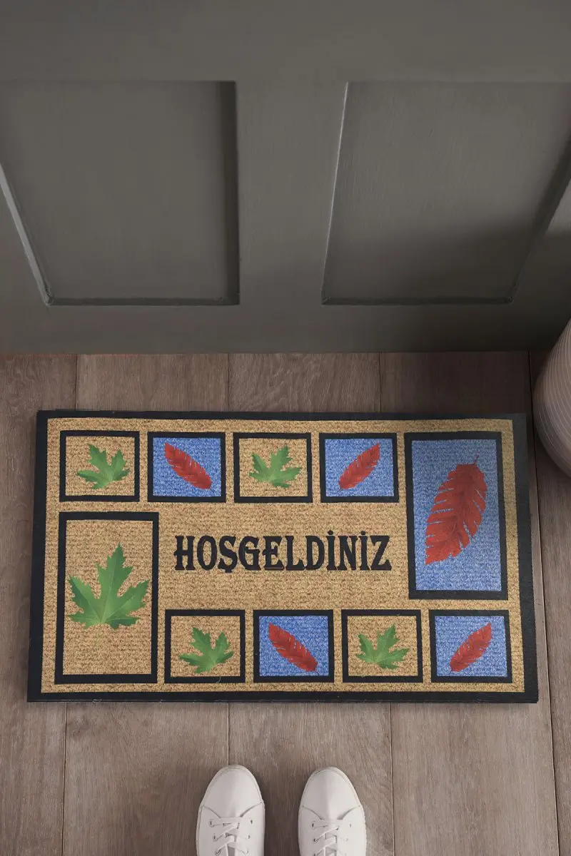 Дверной коврик-Дверной Коврик для помещений-Дверной матовый резиновый матовый-Дверной Коврик для помещений | Marta 45X70 см