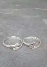 Anillo abierto de amor para regalo de San Valentín Unisex, sortija Simple Retro con letras, tamaño ajustable, regalo de joyería, 2021