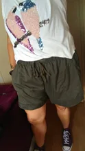 Pantalones cortos deportivos para mujer, con empalme de cordón, holgados, con bolsillos, cintura elástica, colores caramelo, de talla grande