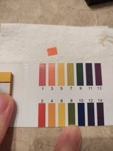 1 juego = 80 tiras Profesional 1-14 pH papel de tornasol ph tiras de prueba de agua cosméticos la acidez del suelo, tiras de prueba con tarjeta de control