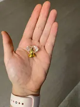 10 Uds acrílico Perillas de cristal tirador del cajón del armario perilla de manija de puerta en forma de diamante de la perilla de gabinete accesorio de muebles para el hogar sin tornillos