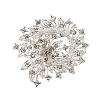 

Brooch jewelery bouquet 55186 (silver, lock-pin, jewelery alloy)