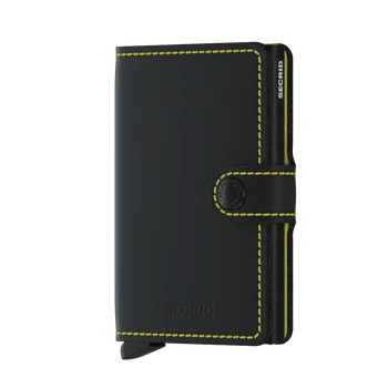 

SECRID MINIWALLET MATTE BLACK & YELLOW