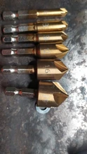Drill-Bit Chamfering Cutter Countersink Wood HSS Hex-Shank-90-Degree 3pcs 6pcs 6mm-19mm