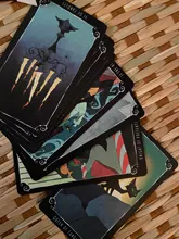 Juego de 78 tarjetas de adivinación de Tarot oculto, cartas de oráculo, tablero de naipes de fiesta familiar, Solomonic antiguo Magickal