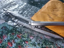 Bolígrafo de tinta de Gel multifunción de 1mm, Calibre Vernier, bolígrafo de papelería, regla de bola, suministros para estudiantes, regalo, 1/2/3 Uds.