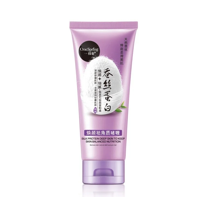 Пилинг гель для лица One Spring с экстрактом шелка и гиалуроновой кислотой 130гр. |