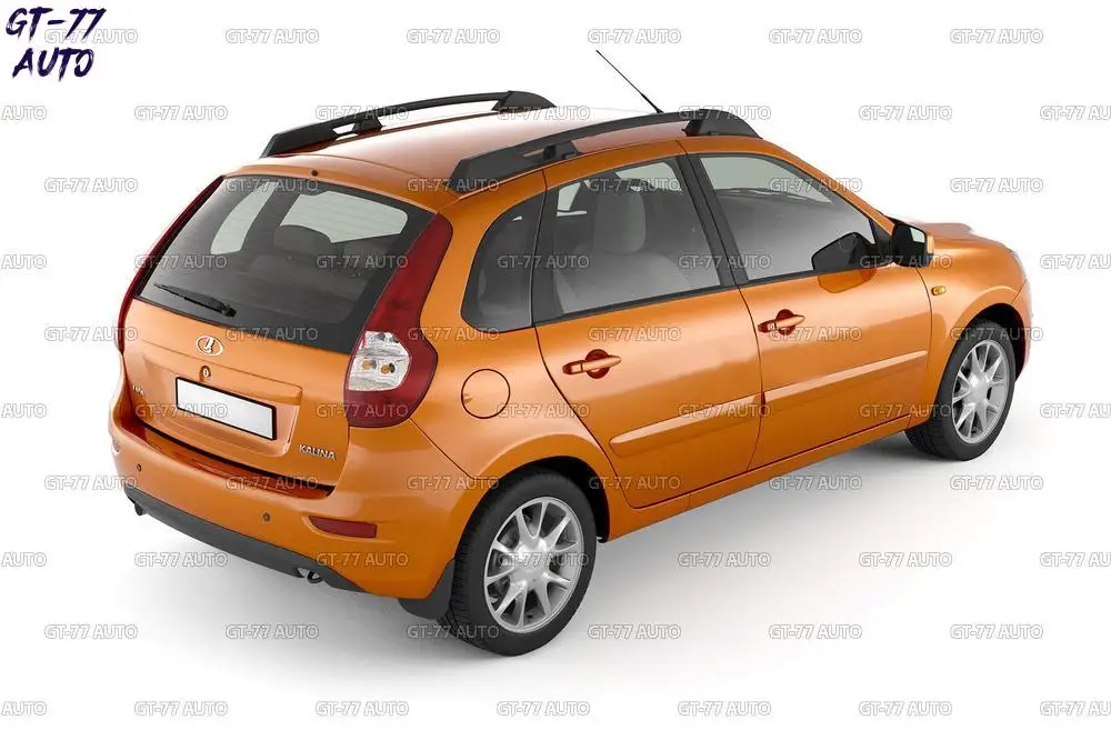 Рейлинги на крышу для Lada Kalina HB 2013- багажные системы материал алюминиевый сплав и заглушки АБС пластик Стайлинг тюнинг