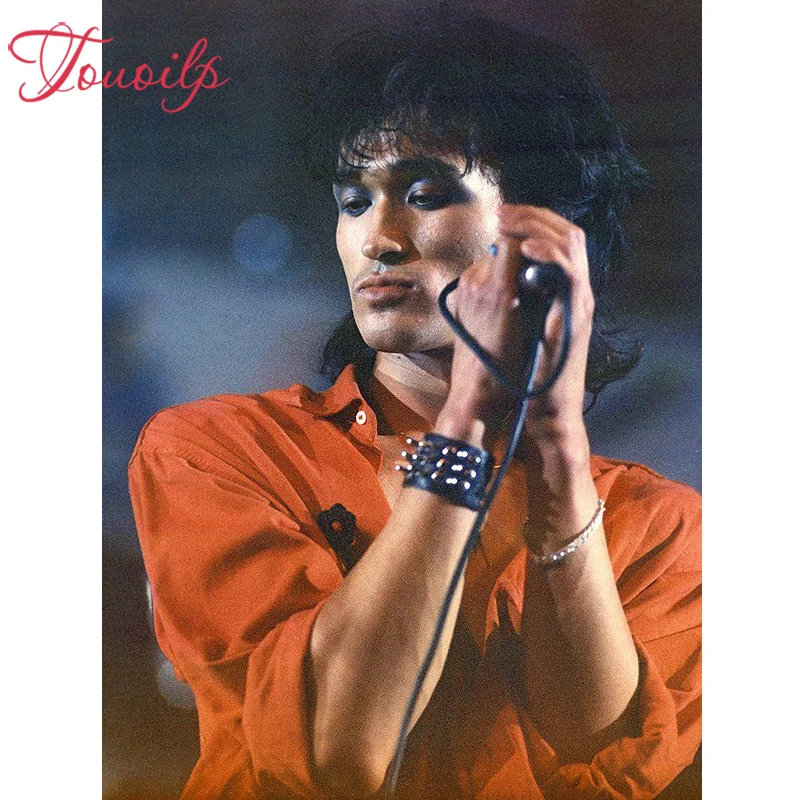 

TOUOILP spuare&round diamond painting Russian Singer Viktor Tsoi cross stitch craft plastic canvas kits diamond painting singer