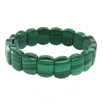 

Bracelet malachite natural on an elastic band natural stone malachite 2730 1