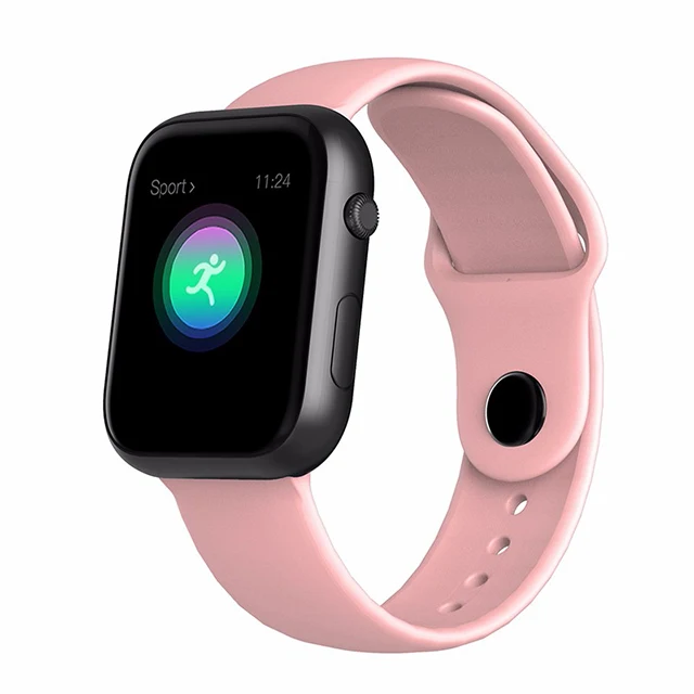 Pink Silica SX16 смарт-браслет с сенсорным экраном для плавания и осанки для обнаружения сердечного ритма и сна, смарт-браслет, Водонепроницаемый Фитнес-браслет, часы - Цвет: Pink Silica
