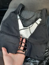 Sujetador deportivo para mujer, Top de Yoga acolchado, ropa interior de vendaje, chaleco sujetador Sexy para deportes de interior, entrenamiento, correr, Fitness, Tops cortos