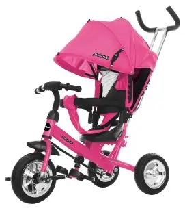 

Bicycle three-wheeled start 10x8 Eva, pink Moby kids 641217