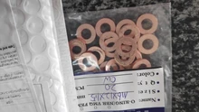 Crush Washer Ring-Gasket Sealing-Ring M9 Flat-Seal-Fitting M16 M14 DIN7603 M8 M20 M10