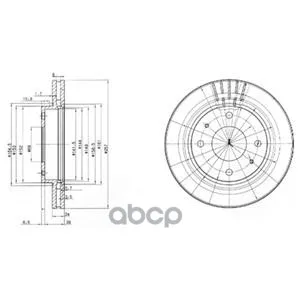 Тормозной Диск Bg3750 Delphi арт. BG3750