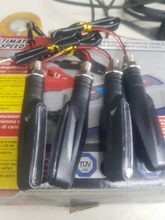 Luces LED intermitentes para motocicleta, 12 Uds., intermitente trasero, Motor de agua, intermitente, señal indicadora de parada, IP68