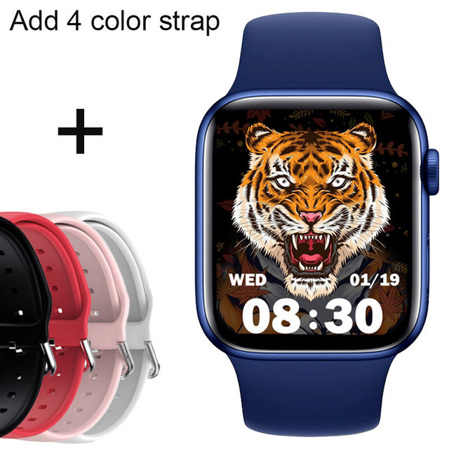 Smart Watch Men Women Smartwatch Wireless Charging Dial Calls DIY Face Heart Rate Body Temperature Monitor Fitness Bracelet