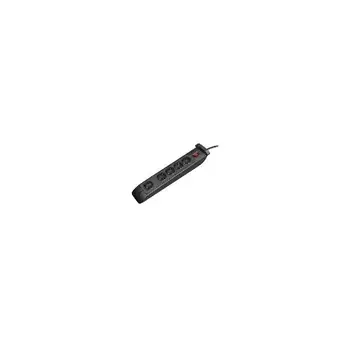 

V7 multiple socket filtered Black 5 outputs 1050J MAX 6KV EU 1M