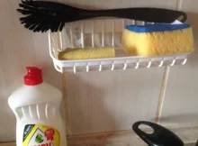 Rack Sink-Shelf Sponge-Holder Suction-Cup Kitchen-Accessories Hanging-Storage Dishwashing