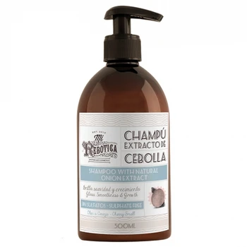 

With onion extract no SULFATOS shampoo 500 ml