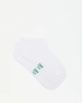 

DIM Pack 2 pairs ankle socks Women Green Ecosmart with woven Seacell™