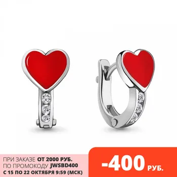 

Children's aquamarine earrings with cubic zirconia enamel, 925 sterling silver