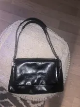 Bandolera de cadena gruesa plegable para mujer, bolso de hombro femenino A la moda, con asa, 2020
