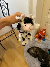 Juguetes de peluche divertidos para mascotas, zorro, León, conejo suave, pequeño, mediano, masticable para perros, accesorios para mascotas