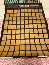 Póster de Anime para decoración del hogar, cartel de Anime, lista de cubo prémium e iconos artísticos, gran regalo para los fanáticos del Anime, 100