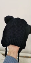 Gorro para bebé de punto con pompón grueso y cálido, gorro para niño y niña, gorrito cálido para la oreja, gorrito para niño, gorros para bebé para recién nacido
