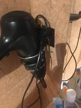 Soporte de secador de pelo para Estilismo de salón, organizador de almacenamiento, secador de pelo, soporte de acero inoxidable, novedad