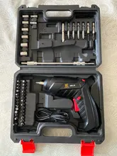 Juego de destornilladores eléctricos, diámetro máximo inalámbrico con taladro eléctrico, Material ABS, herramienta de reparación portátil