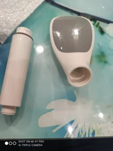 Cabezal de ducha de lluvia a presión de alta calidad, boquilla de pulverización de filtro de ahorro de agua, ahorro de agua de alta presión, color blanco