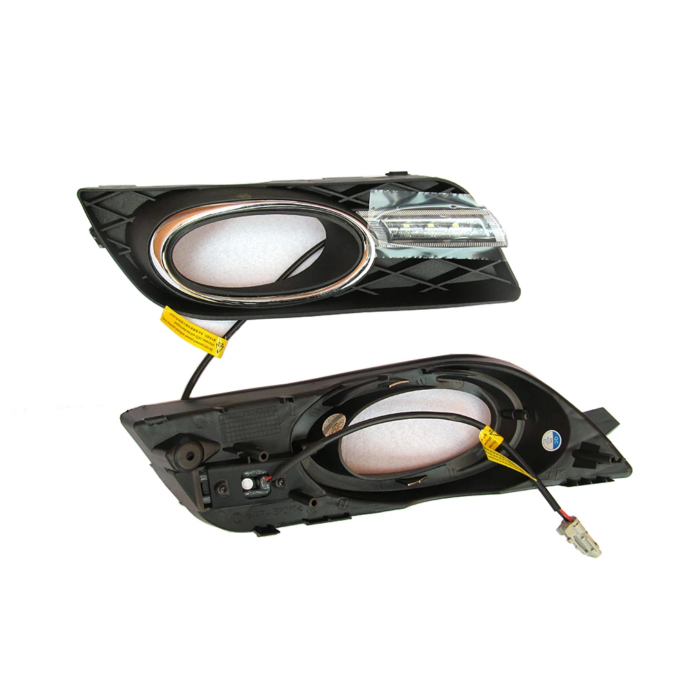 ECAHAYAKU 12V для Honda Civic 9TH 2012 2013 2014 DRL светодиодный головной светильник дневных ходовых
