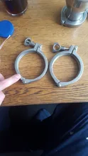 1.522.533.54Stainless Steel Sanitary Tri Clamp Clamps Clover for Ferrule SS304