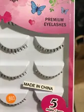 Pestañas postizas de fondo, 5 pares, bajo las pestañas, super suaves, transparentes