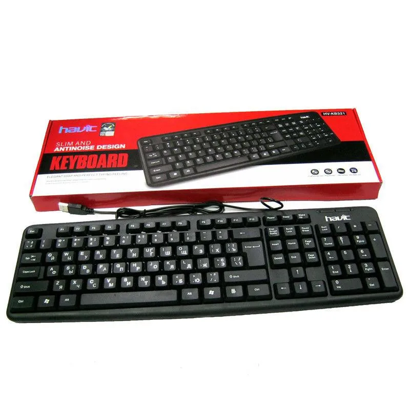 Keyboard Basic With USB Port HV-KB378